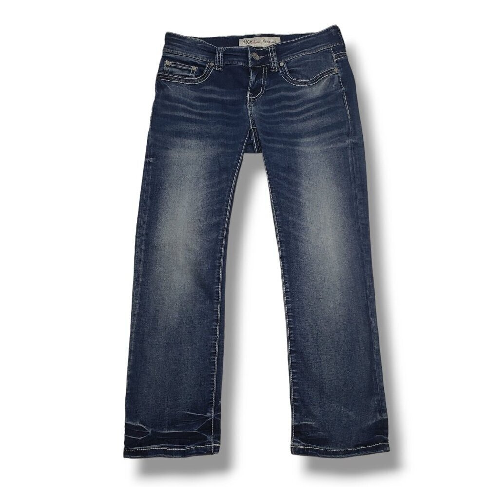 BKE Sabrina Cropped‎ Jeans Womens 25 Low Rise Stretch